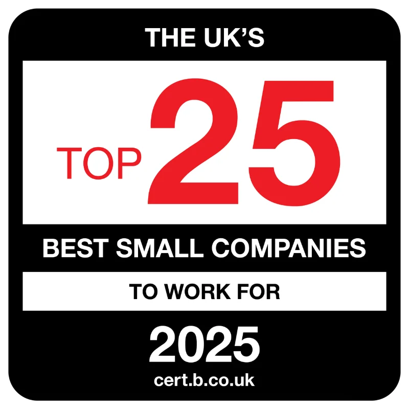 Best Companies — UK's Top 25 best small companies to work for 2025